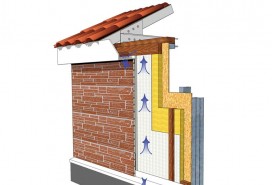 隔汽防潮通風(fēng)間層剖面圖