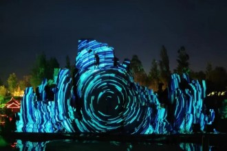 吉木薩爾天地源光影秀